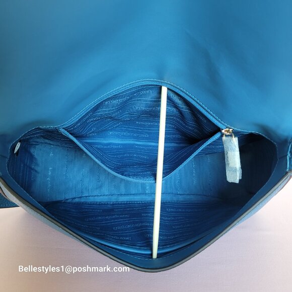 KATE SPADE Hudson Pebbled Leather Flap Convertible Shoulder Bag- Back to School - Picture 14 of 16